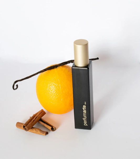 Envase de perfume Corazón de Lirio (ABE) de 50 ml con composición de elementos