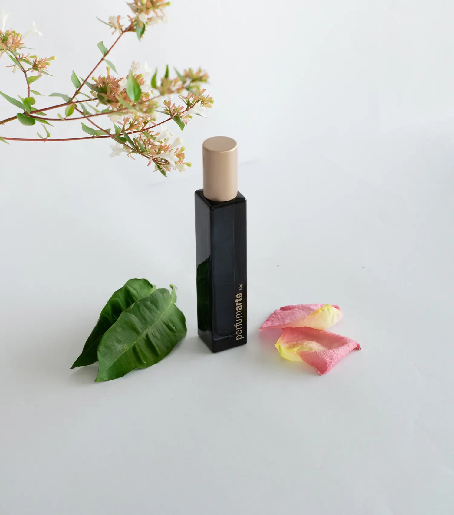 Envase de perfume Lima Solar (ELS) de 50 ml con composición de elementos