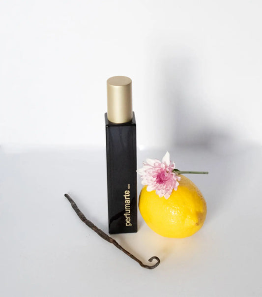 Envase de perfume Lima y Bergamota (JMO) de 50 ml con composición de elementos