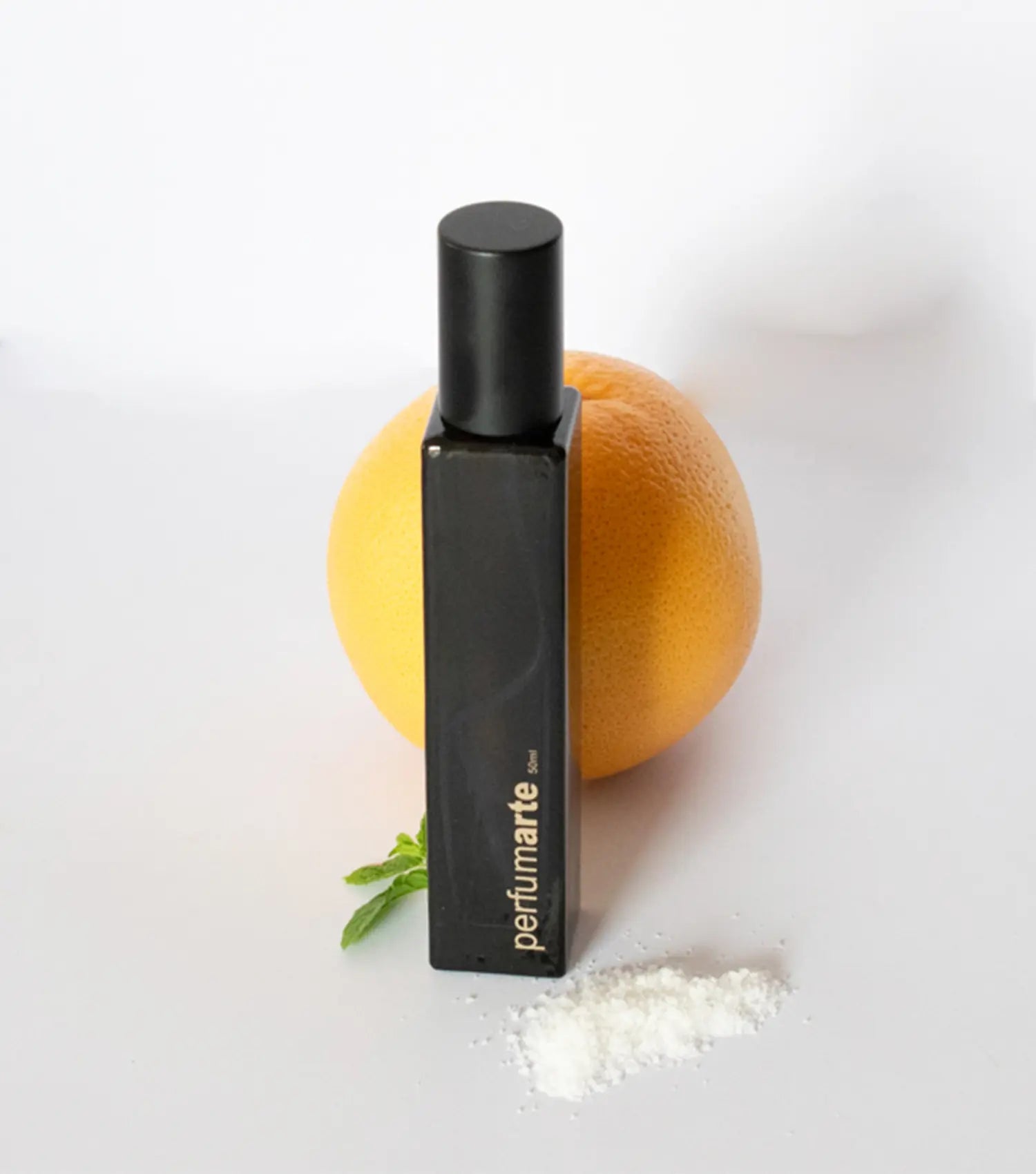 Envase de perfume Aguas Marinas (JMS) de 50 ml con composición de elementos