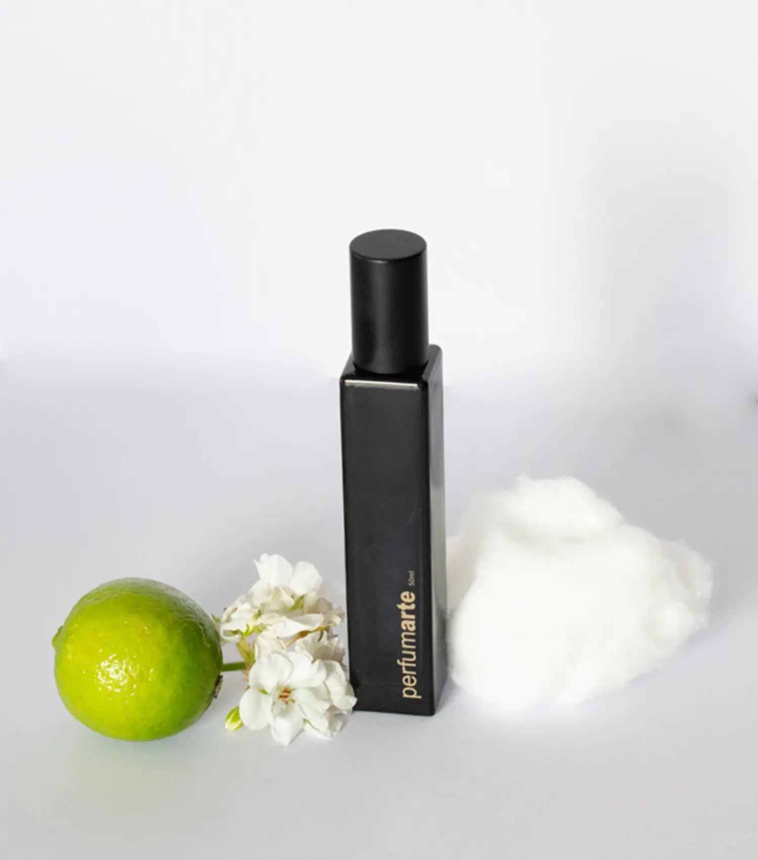 Envase de perfume Agua de calabria (PRP) de 50 ml con composición de elementos