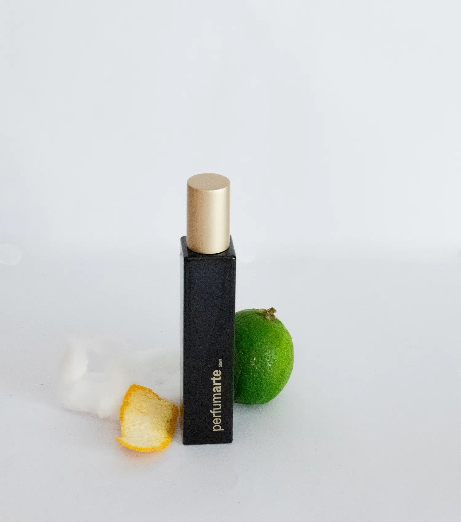 Envase de perfume Lima Limón (ROE) de 50 ml con composición de elementos
